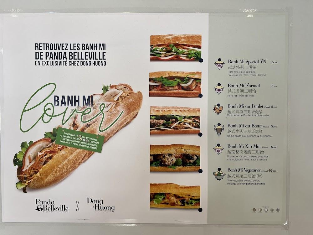 Panda Belleville - Menu Image 1